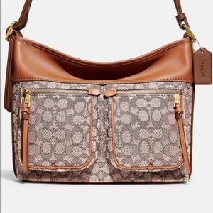 Coach C5434 Andie Shoulder Bag In Signature Textile Jacquard $550